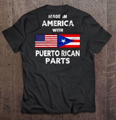 Men T Shirt  Made in America with Puerto Rican parts  Women t-shirt