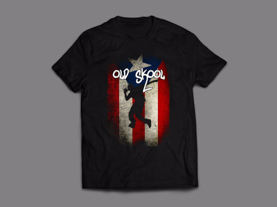 Puerto Rican Break Dancer Silhouette Oldskool Shirt Custom T Shirt