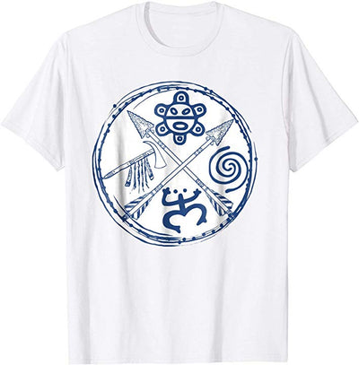 Puerto Rico Taino Symbols Short Sleeve T Shirt