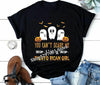 Halloween Boo You Can’T Scare Me I’M A Puerto Rican Girl Classic Black T Shirt.