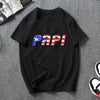 papi puerto rico boricua flag camiseta  T-Shirts Casual Harajuku Printed Tops Tee Summer Female Short Sleeve Women Clothing