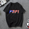 papi puerto rico boricua flag camiseta  T-Shirts Casual Harajuku Printed Tops Tee Summer Female Short Sleeve Women Clothing