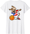 Dabbing Dog Puerto Rico Basketball