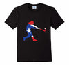 Fashion Men's Cotton T-Shirt Men's Puerto Rico Baseball T-Shirt Classic T-Shirt Design Your Own Tee Shirt